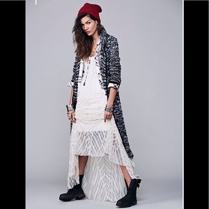 Free People Last Dance Knitted Coat